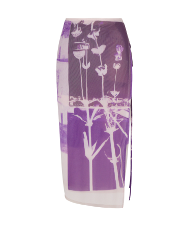 Poppy Mesh Wrap Skirt