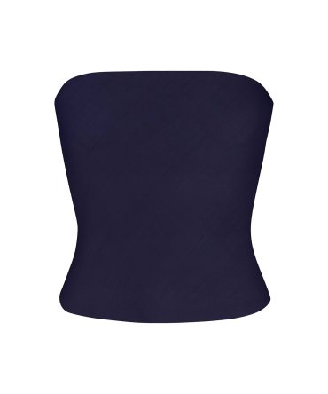 Ritts Strapless Top in Stretch Twill