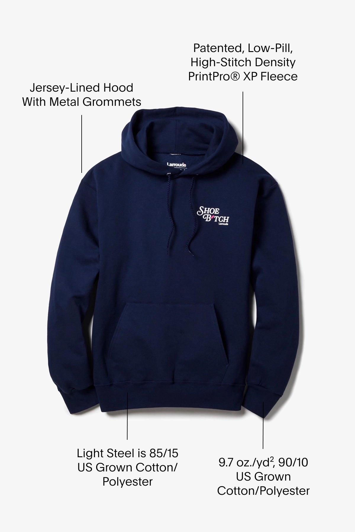 Shoe B´tch Hoodie In Navy - Image 5