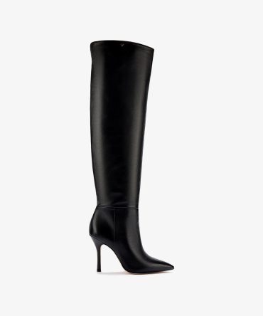 Kate Hi Boot In Black Leather