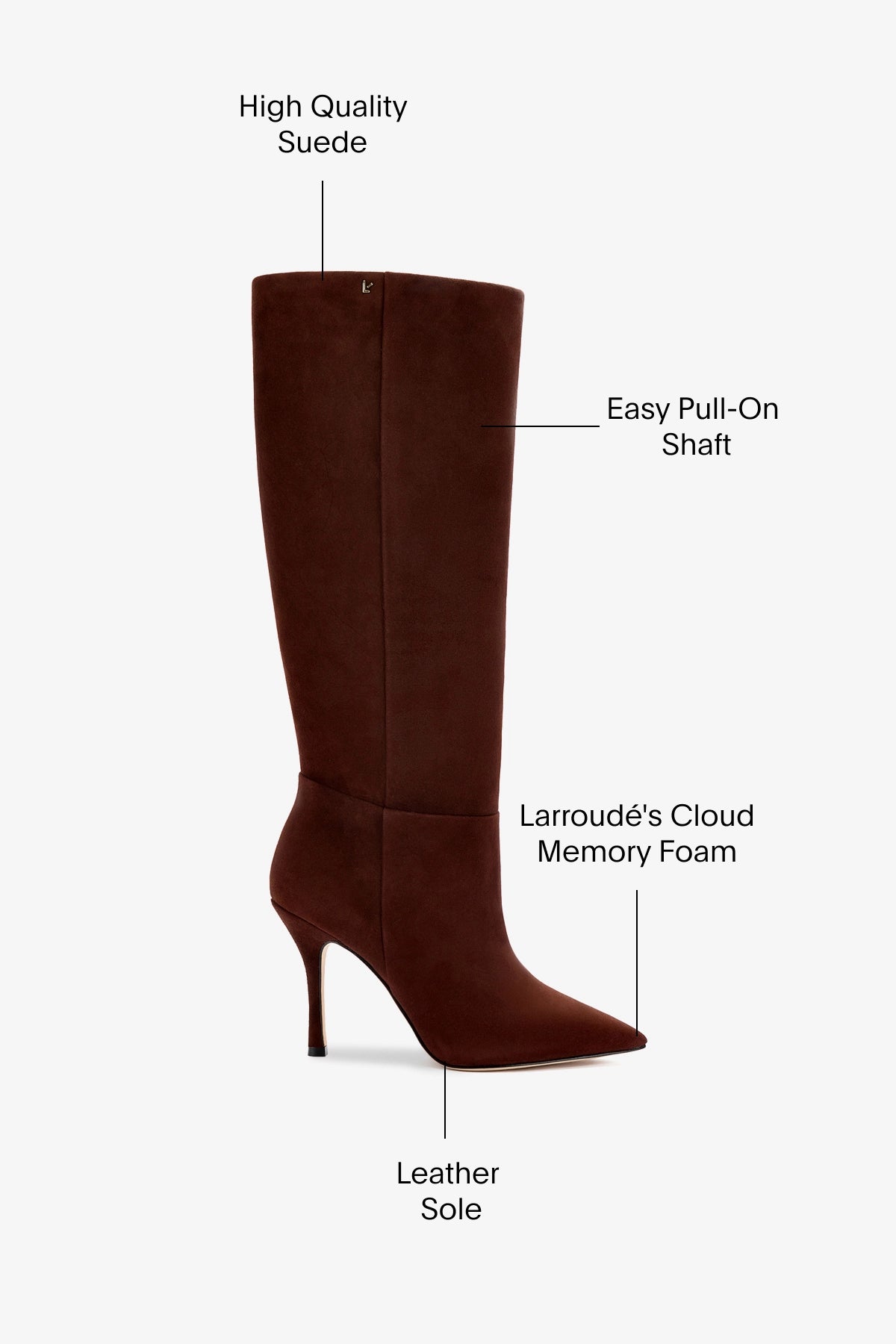 Kate Boot In Brown Suede - Image 5