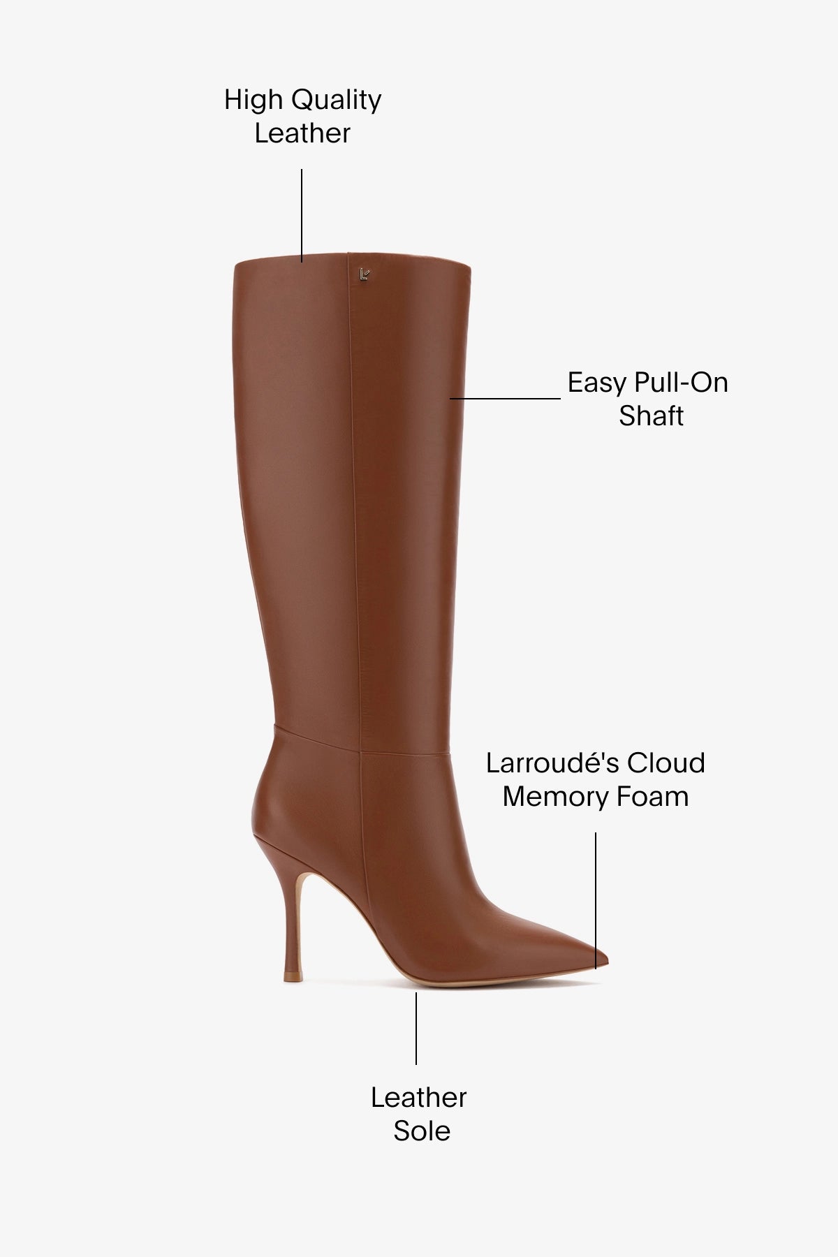 Kate Boot In Caramel Leather - Image 5