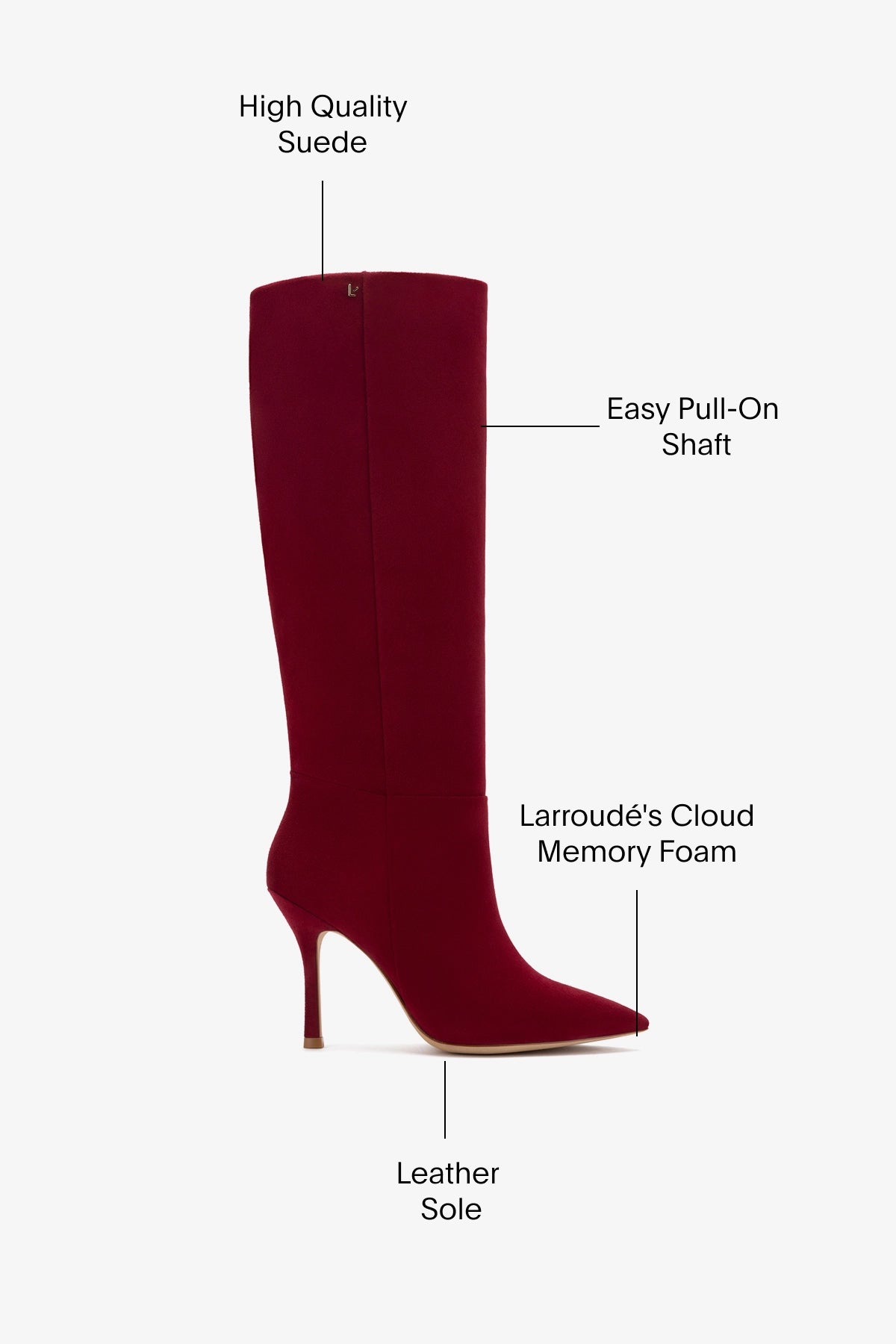 Kate Boot In Lipstick Red Suede - Image 5