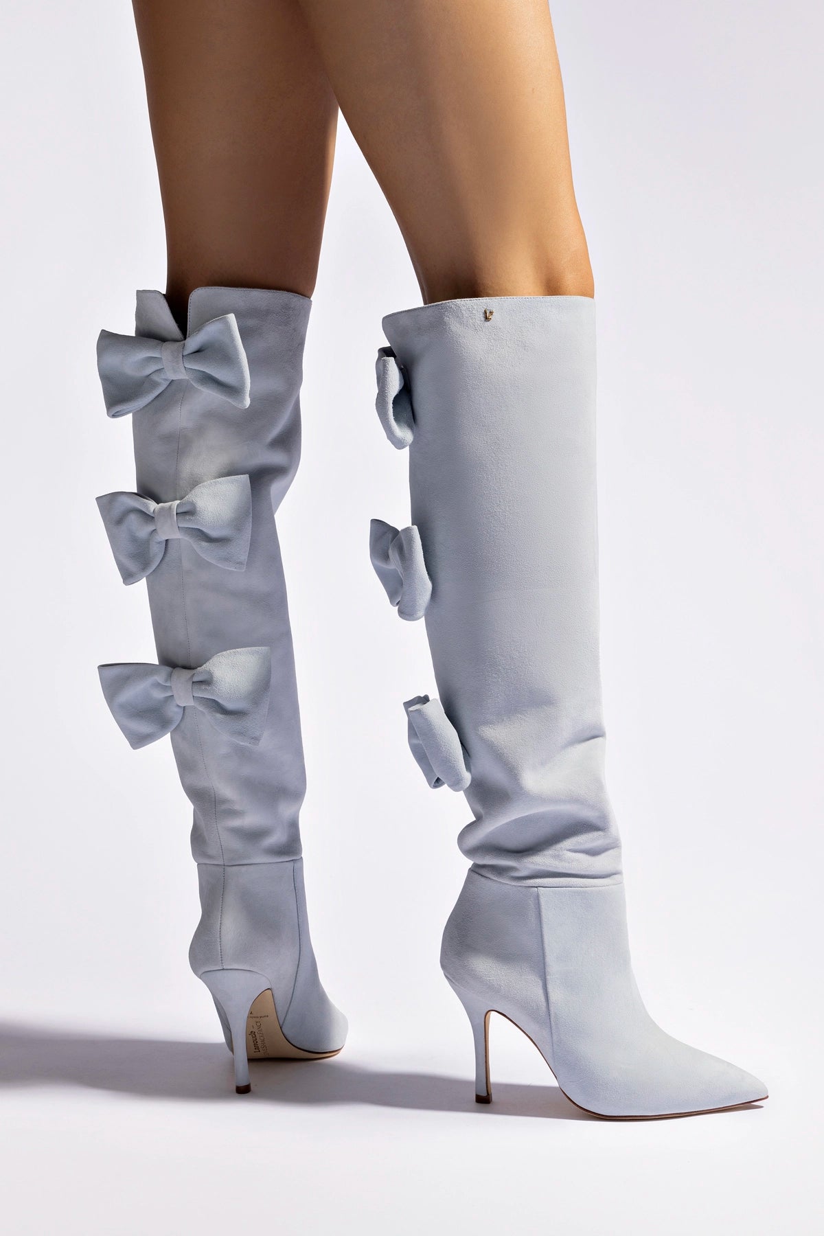 Larroudé for LoveShackFancy Boot In Maya Suede - Image 5