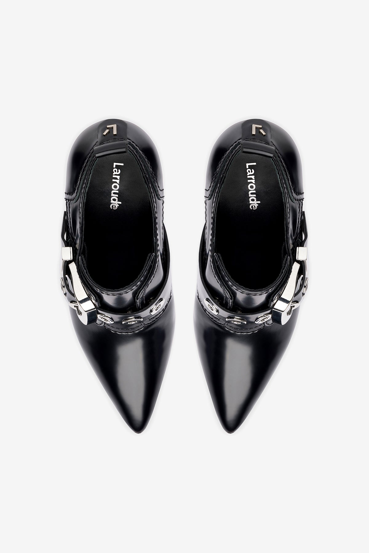 Stewart Bootie In Black Leather - Image 3