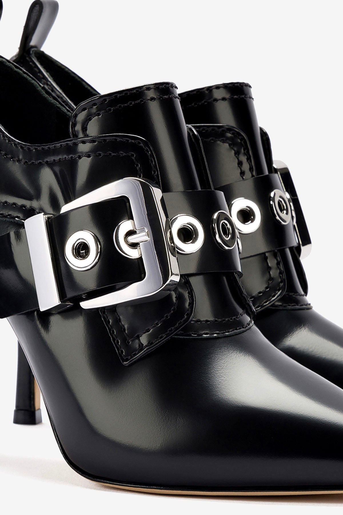 Stewart Bootie In Black Leather - Image 4