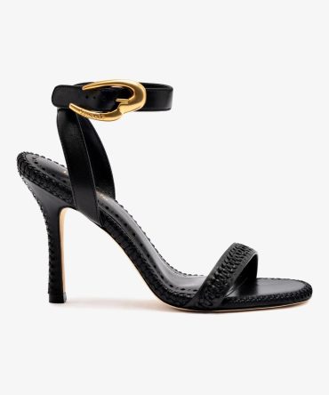 Verona Sandal In Black Leather