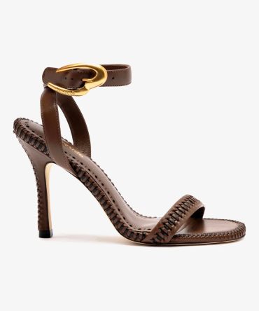 Verona Sandal In Burnt Umber Leather