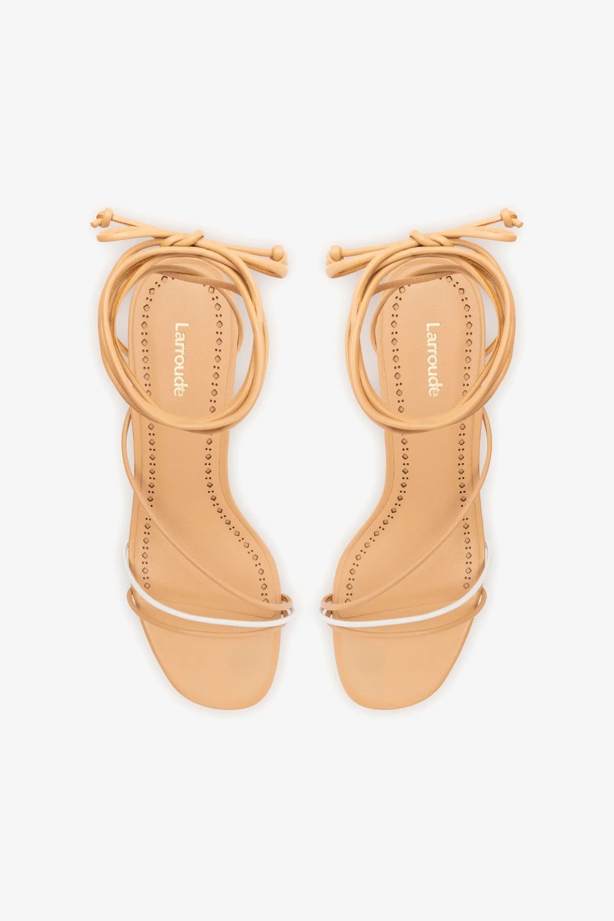 Sara Sandal In Tan Leather - Image 3