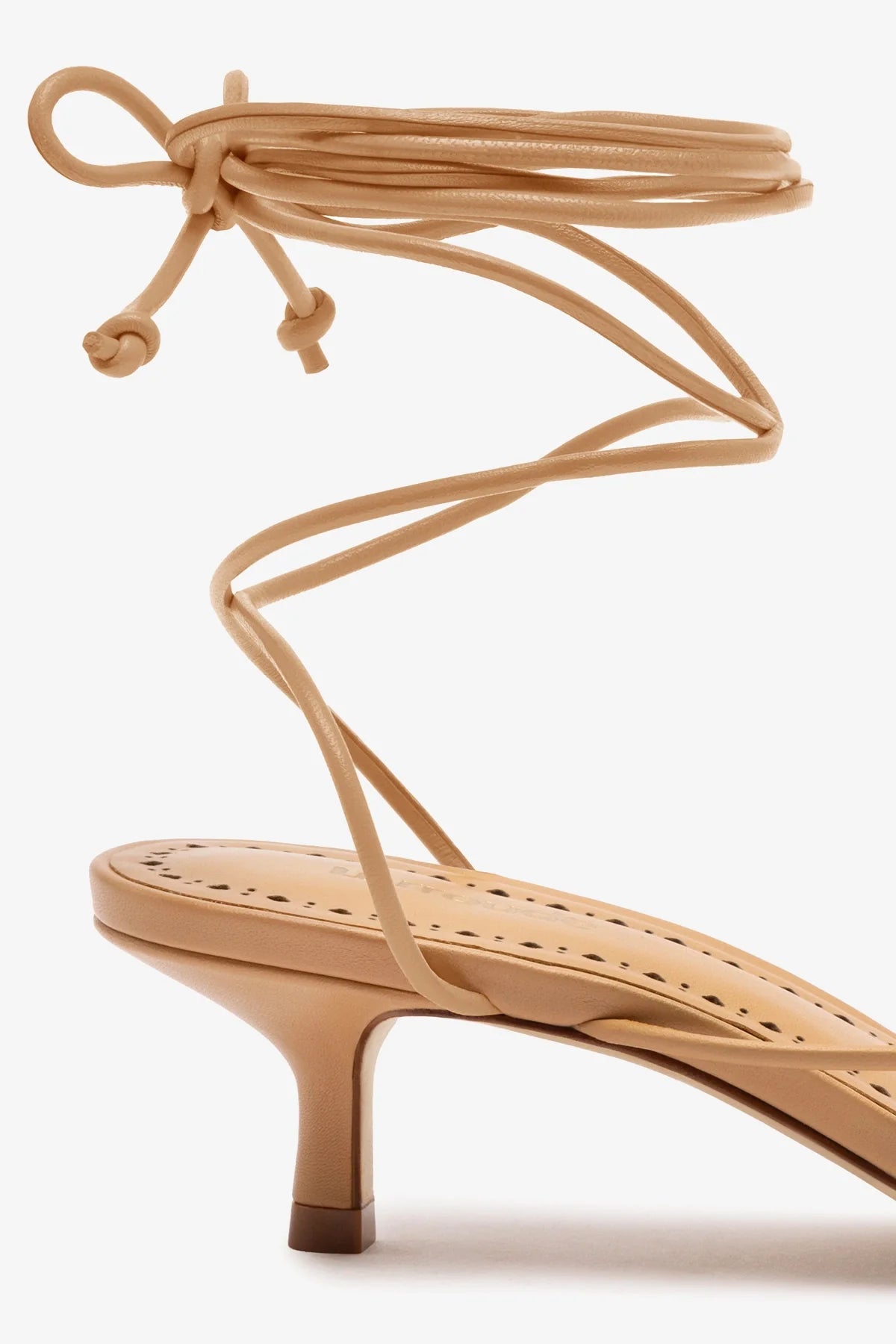 Sara Sandal In Tan Leather - Image 4