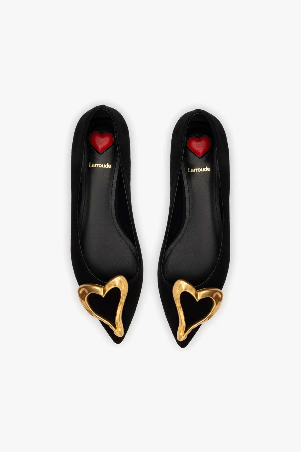 Lee Amore Flat In Black Leather - Image 3