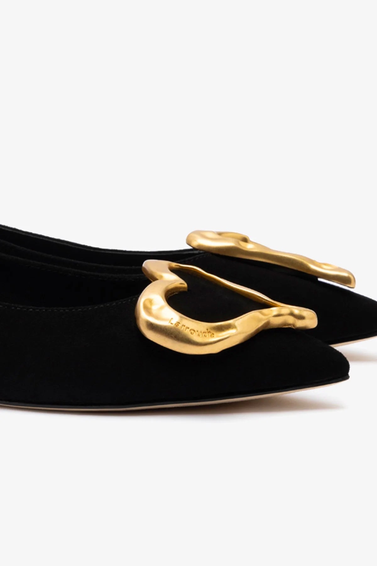 Lee Amore Flat In Black Leather - Image 4