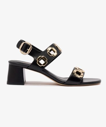 Milan Sandal In Black Leather