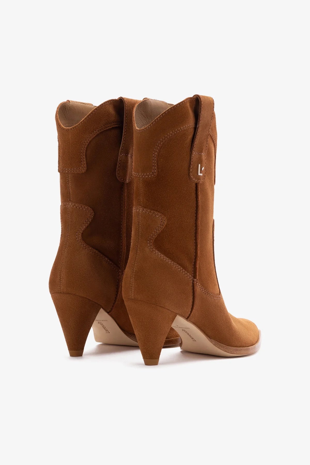Thelma Boot In Tobacco Suede - Image 3