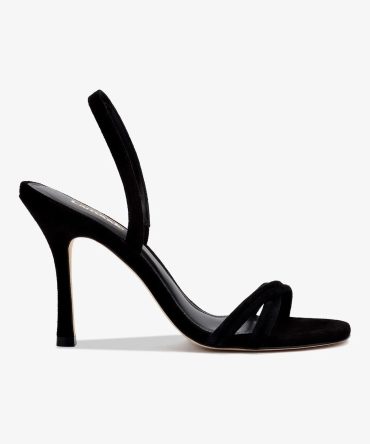 Annie Sandal In Black Suede