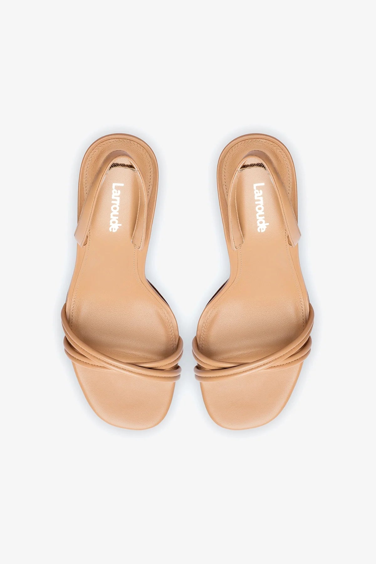 Annie Sandal In Tan Leather - Image 3