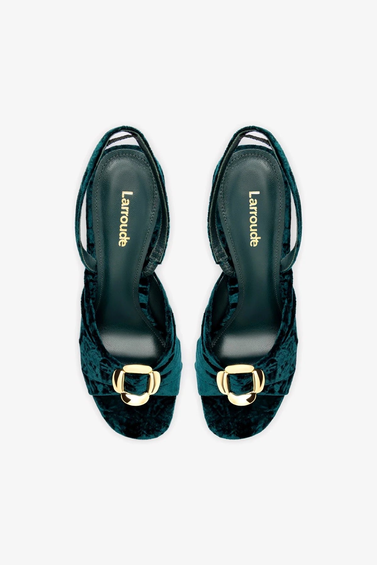 Mayfair Sandal In Jungle Velvet - Image 3