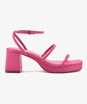 Gio Sandal In Pink Satin