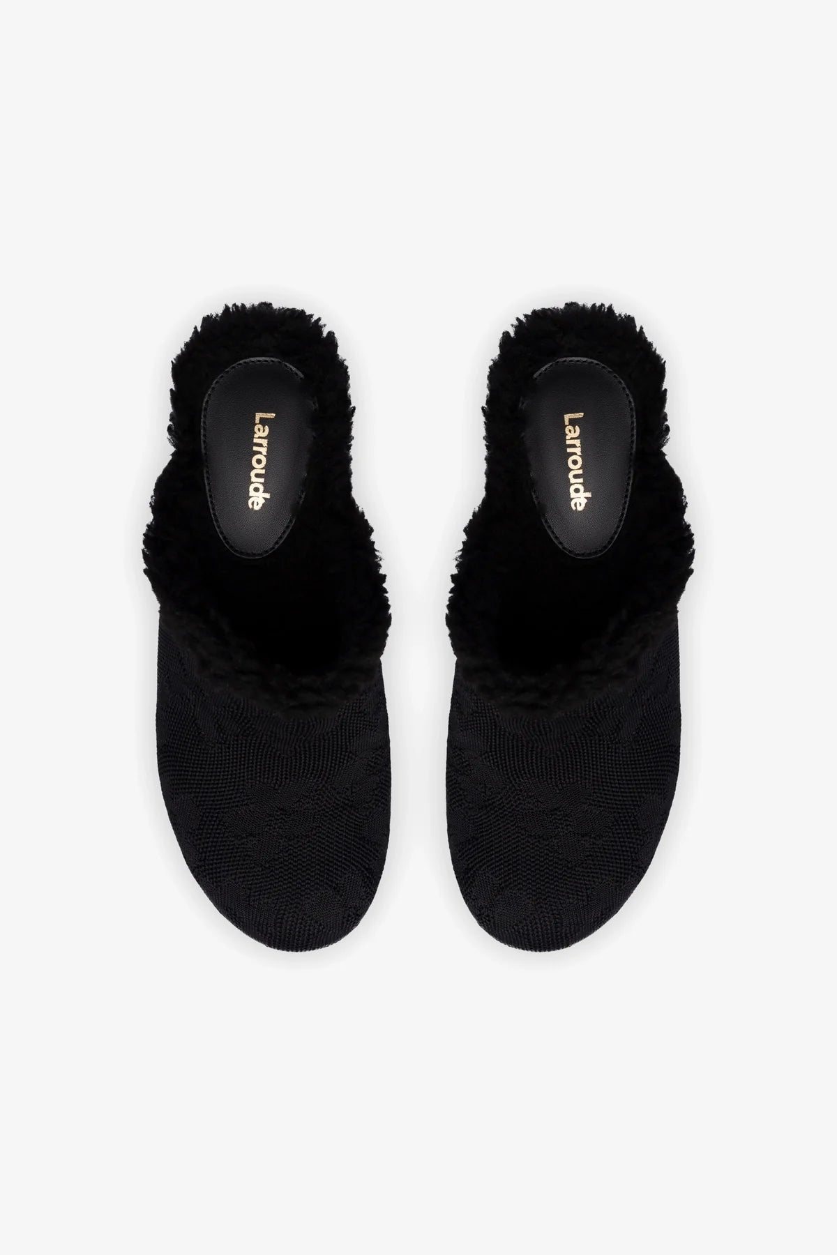 Miso Platform Clog In Black Knit - Image 3