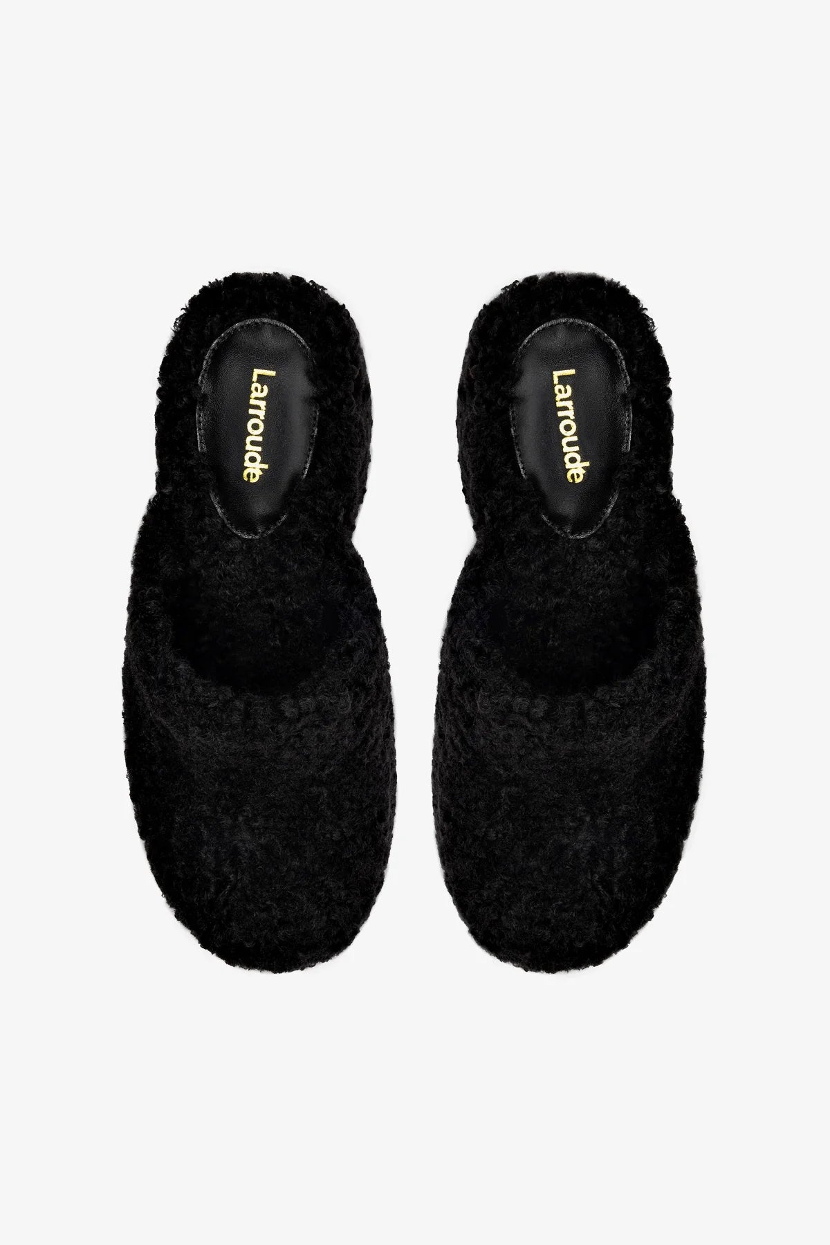 Miso Clog In Black Shearling - Image 3