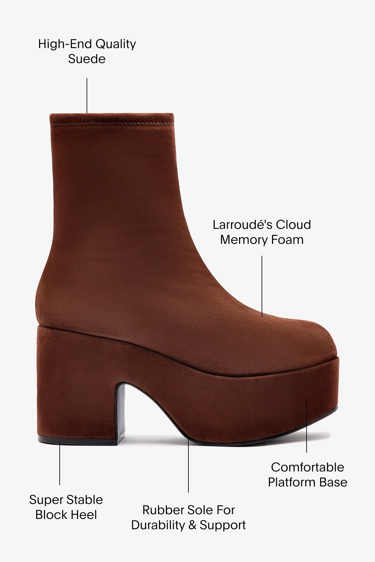 Miso Boot In Brown Suede - Image 6