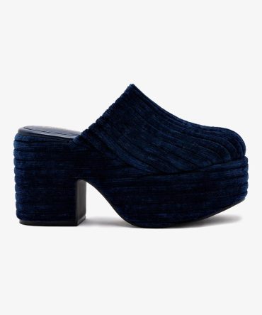 Miso Platform Clog In Midnight Velvet