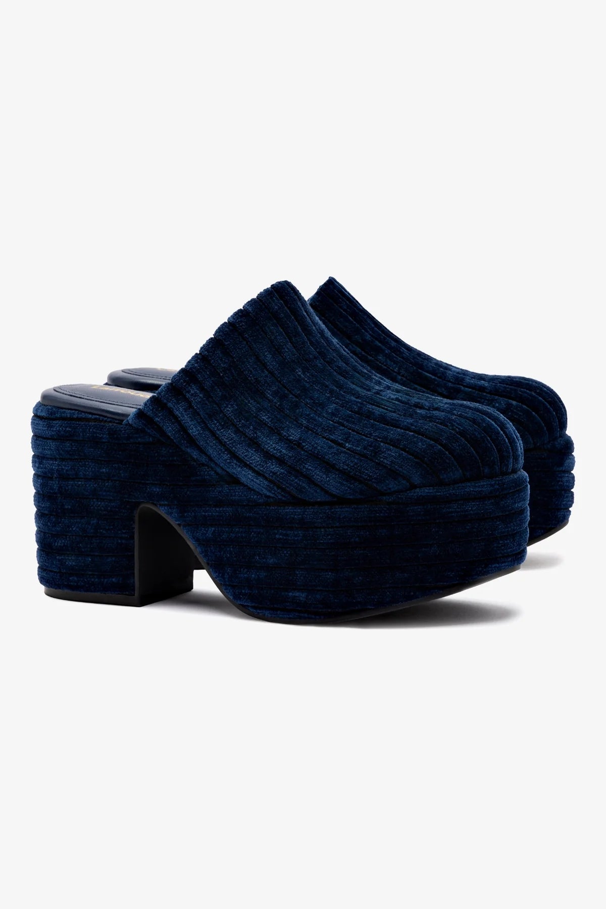 Miso Platform Clog In Midnight Velvet - Image 2