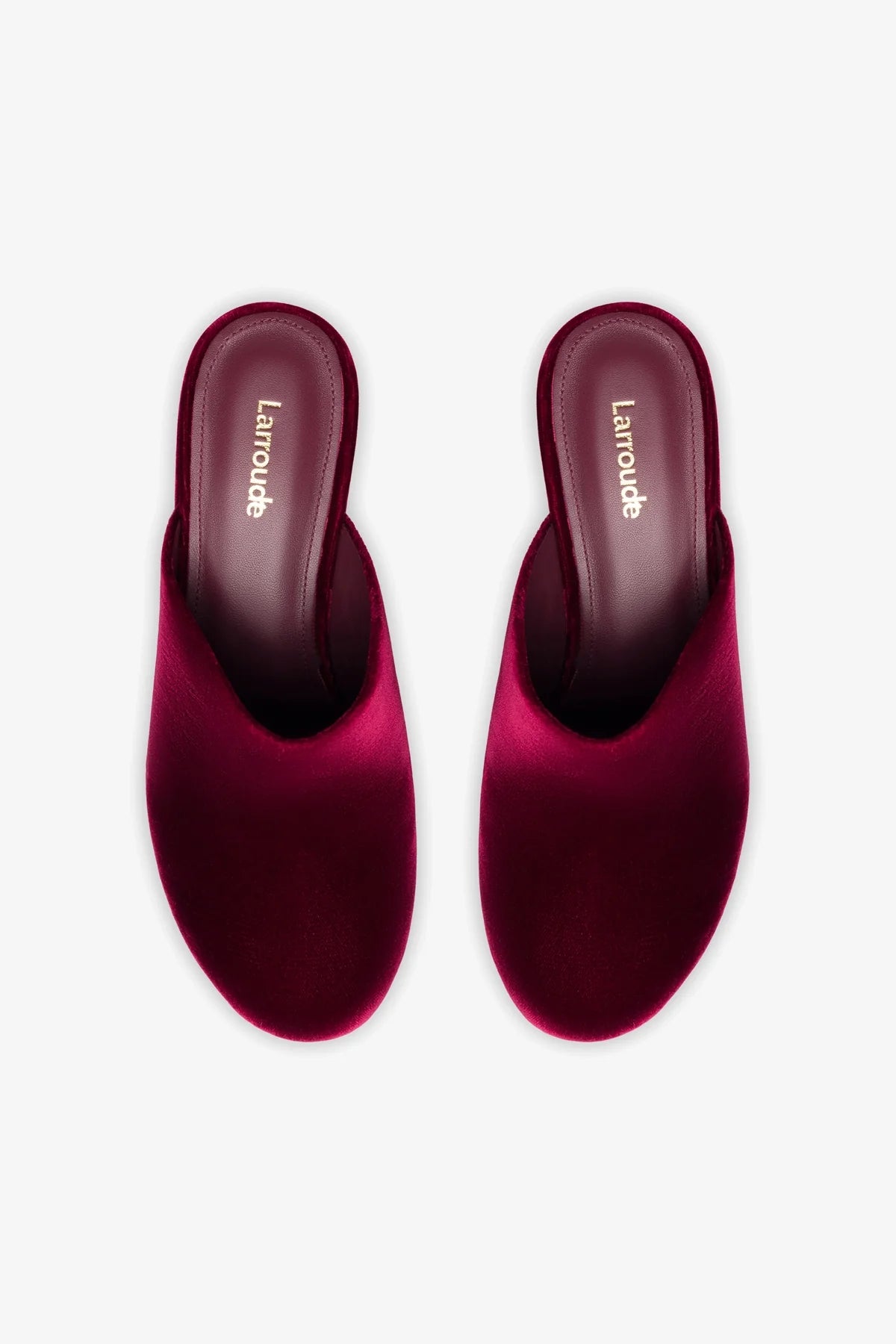 Miso Platform Clog In Wine Velvet - Image 3