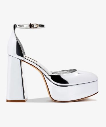 Ari Pump In Silver Specchio