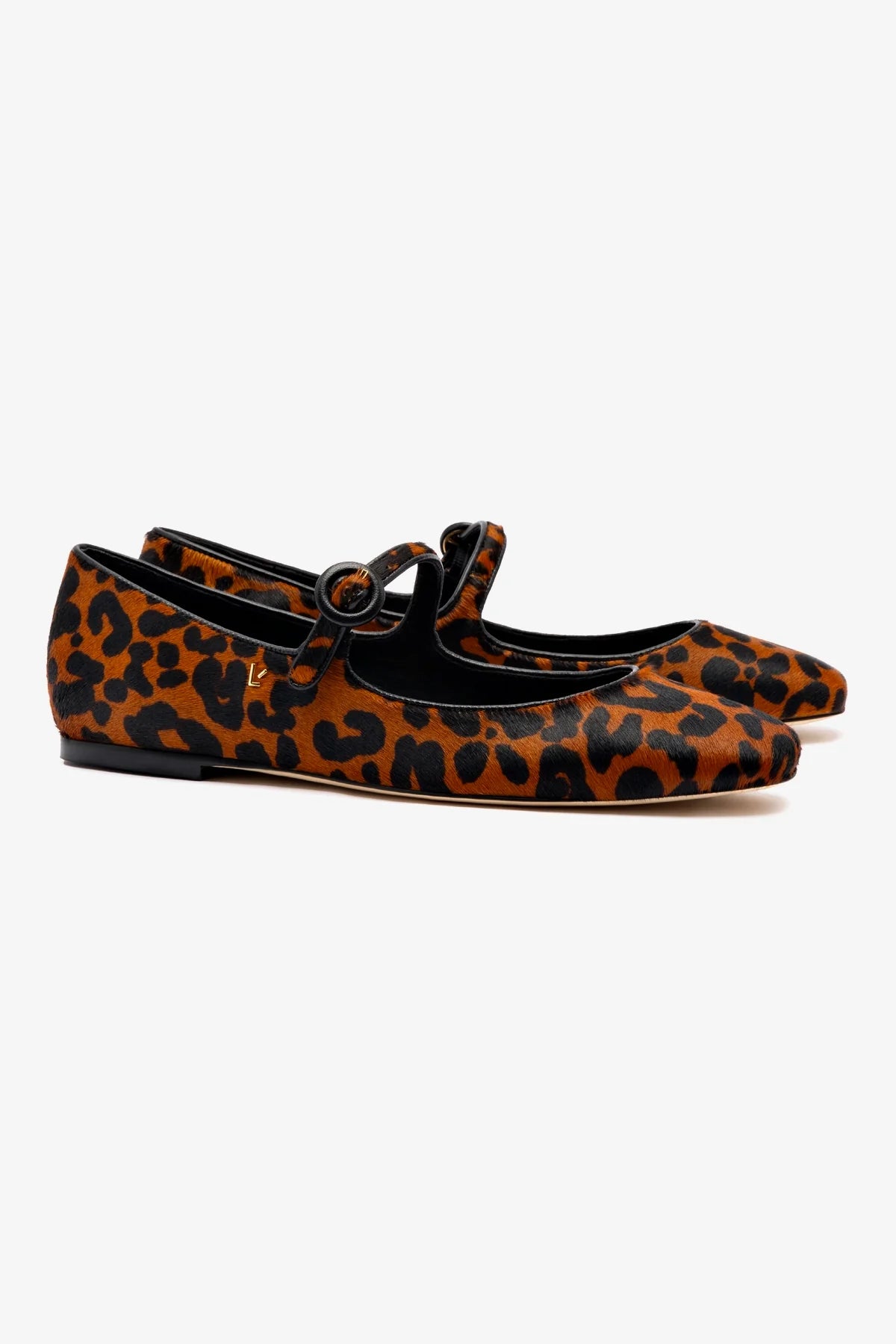 Blair Ballet Flat In Leopard Print Calf Hair - Image 2