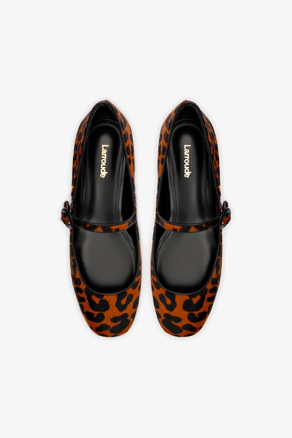 Blair Ballet Flat In Leopard Print Calf Hair - Image 3