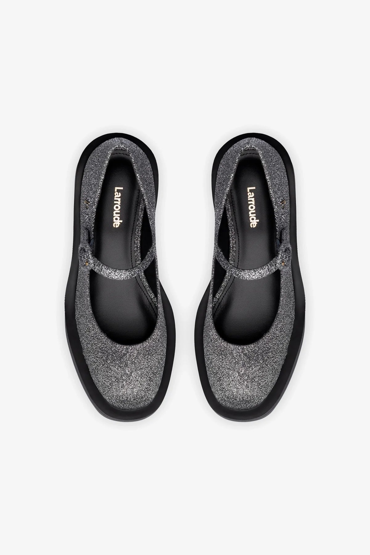 Olivia Platform Pump In Silver Lurex - Image 3