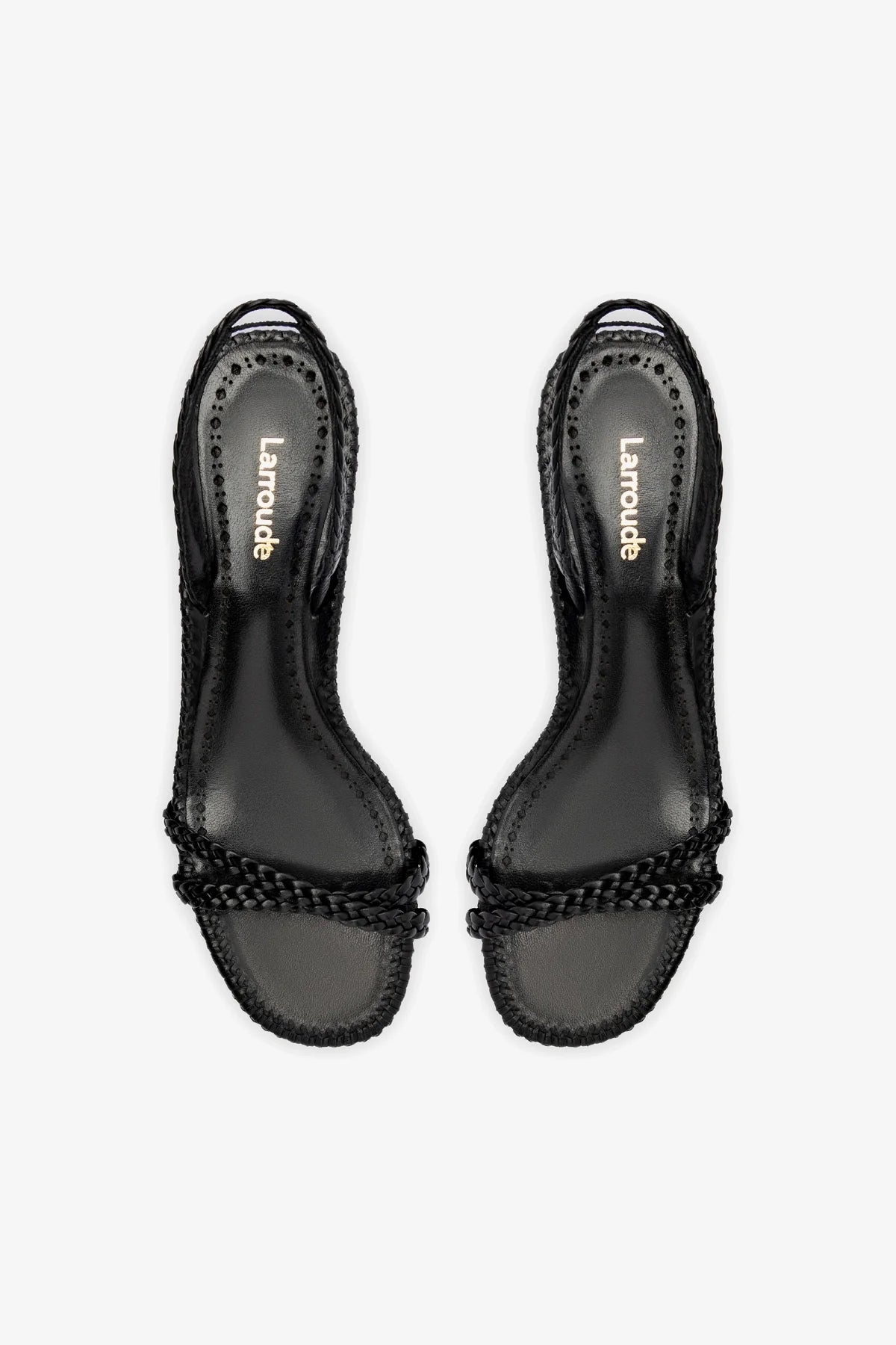 Mini Annie Sandal In Black Leather - Image 3