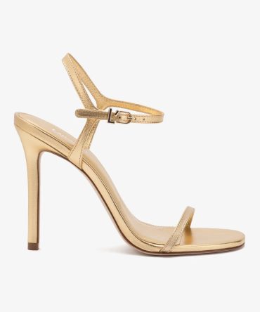 Venus Sandal In Gold Metallic Leather