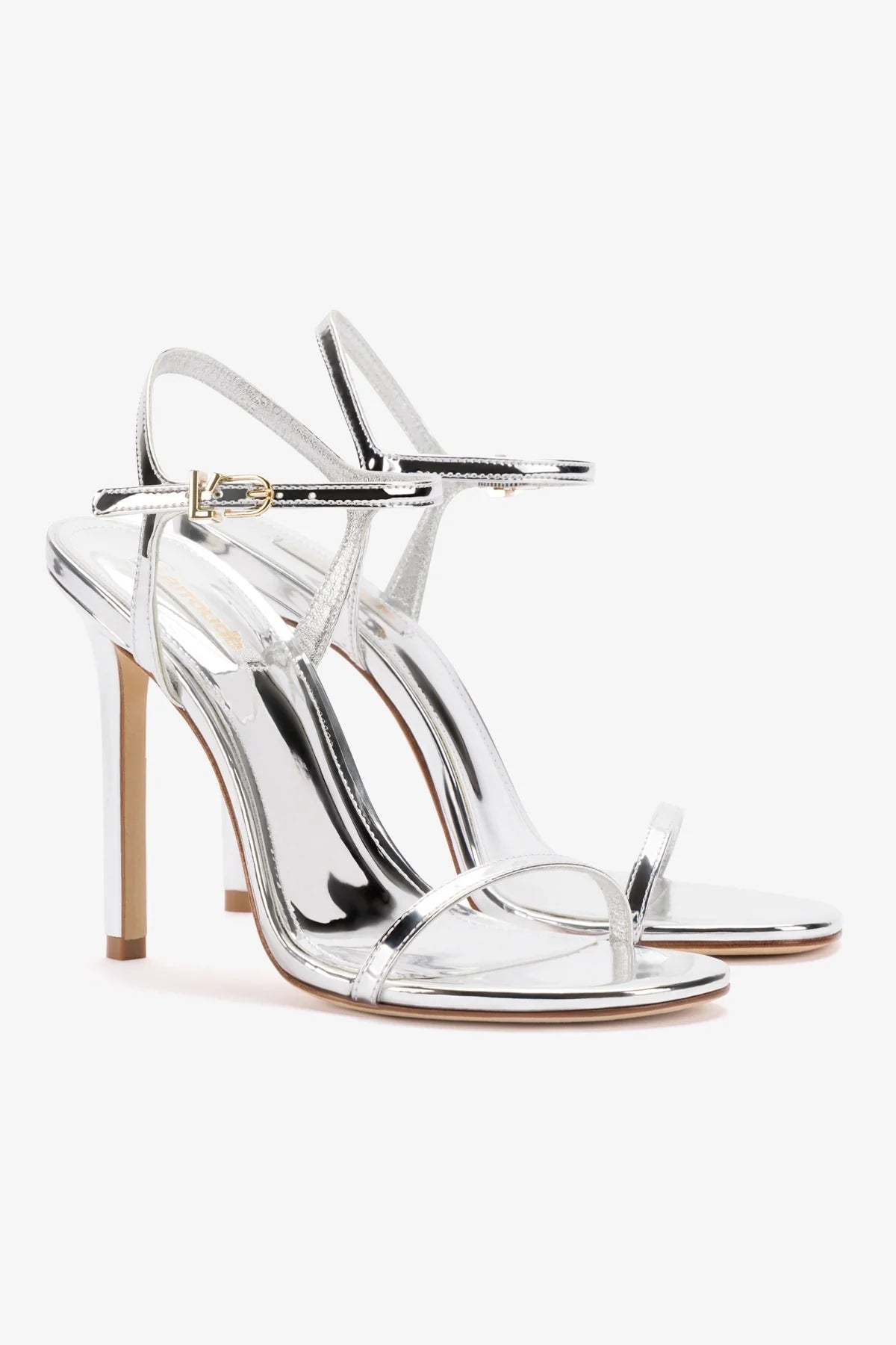 Venus Sandal In Silver Specchio - Image 2