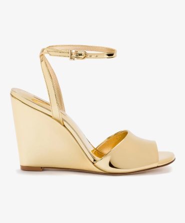 Yves Wedge In Gold Specchio