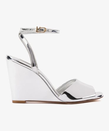 Yves Wedge In Silver Specchio
