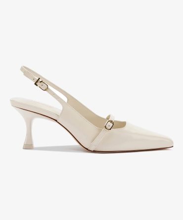 Ines Pump In Ivory Leather