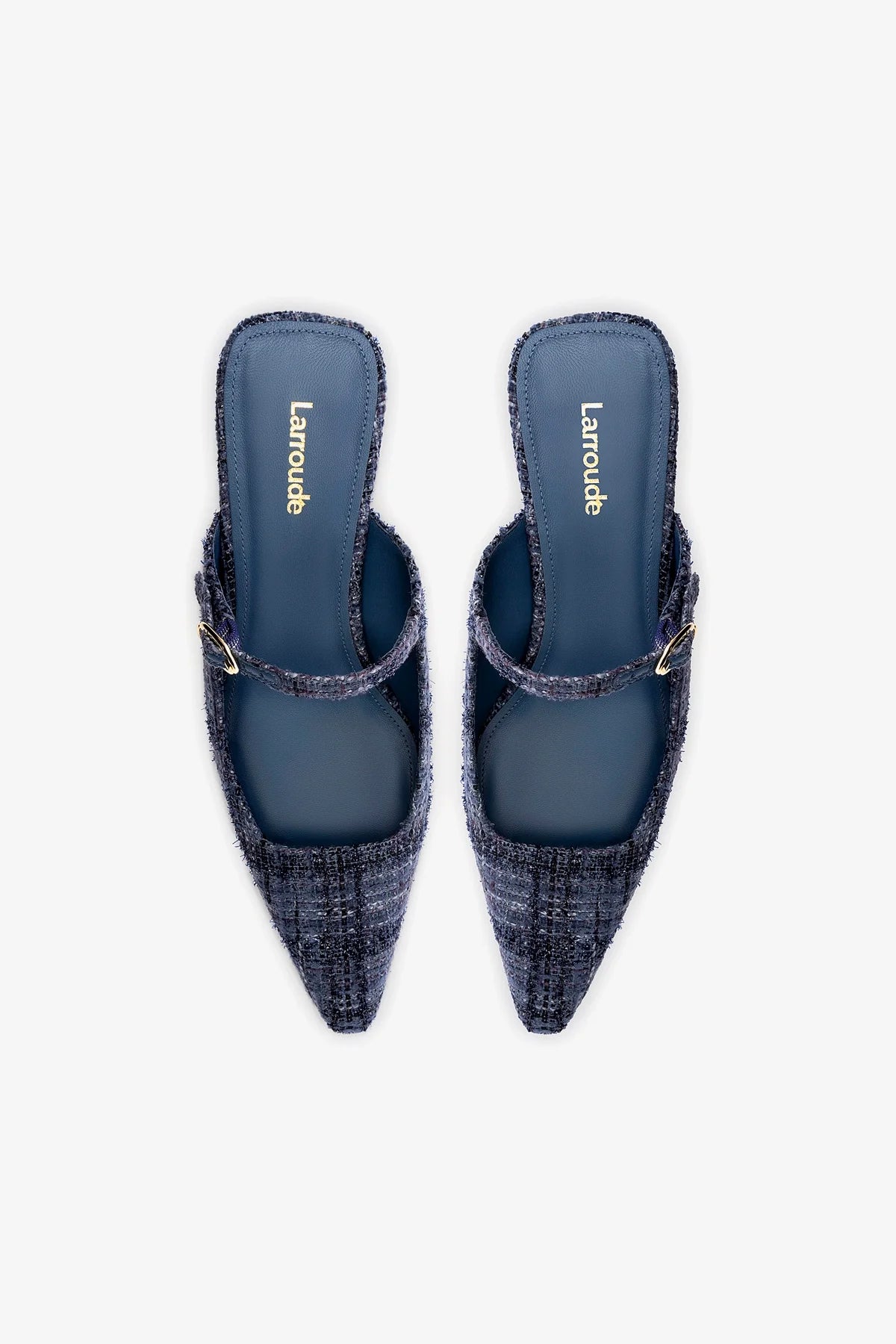 Ines Mule In Marlin Tweed - Image 3