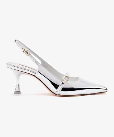 Ines Pump In Silver Specchio
