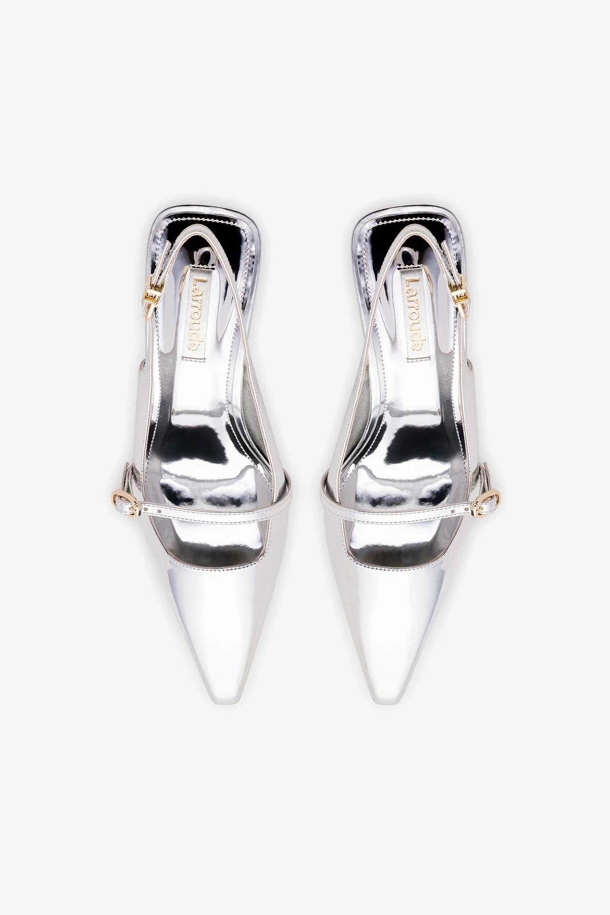 Ines Pump In Silver Specchio - Image 3