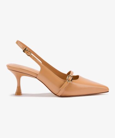 Ines Pump In Tan Leather