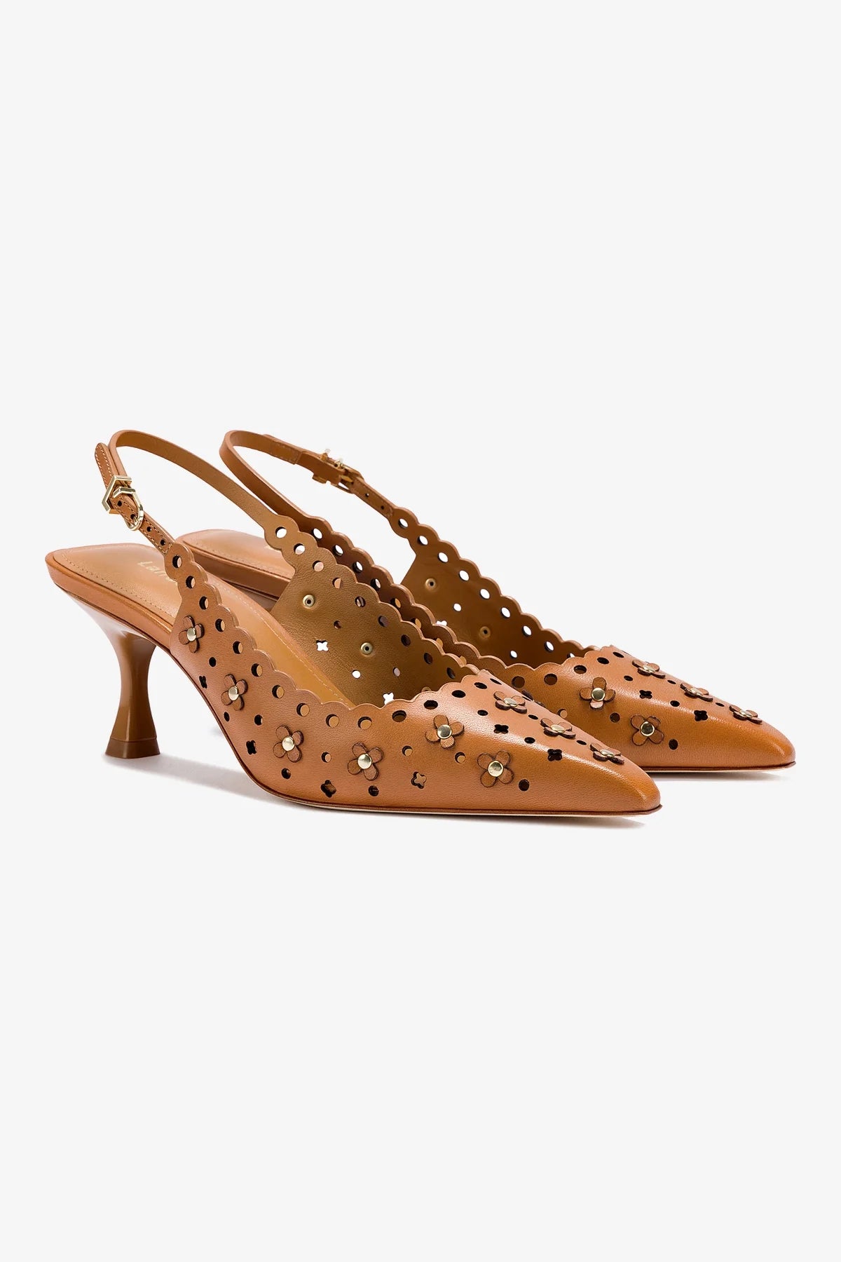 Jasmine Pump In Biscuit Leather - Image 2
