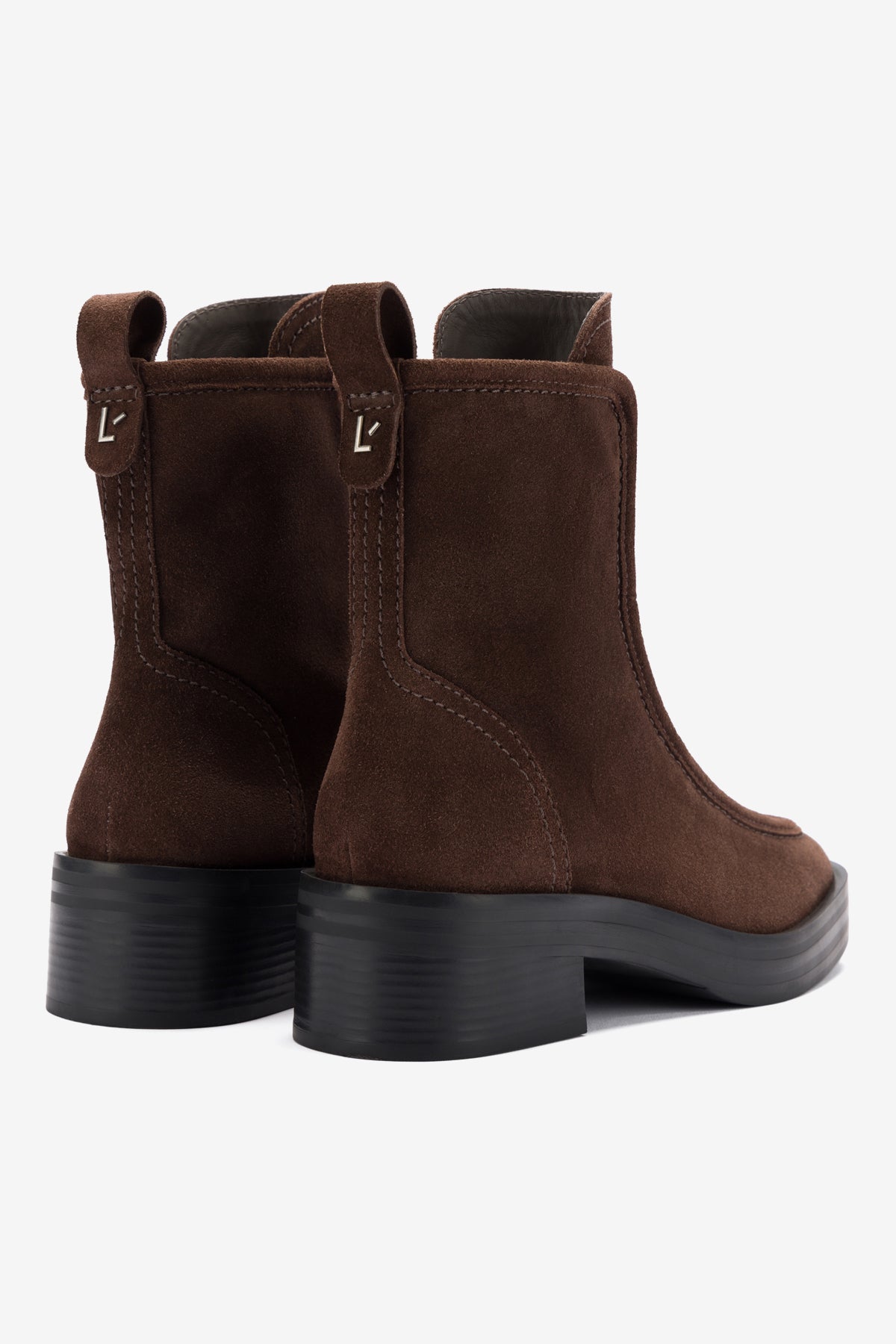 Nicole Lo Boot In Brown Suede - Image 3