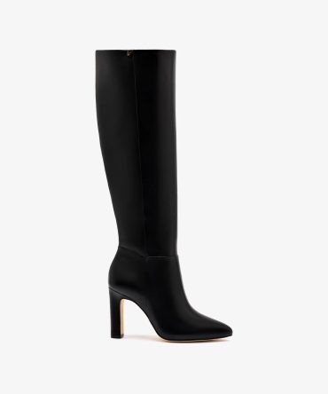 Cindy Hi Boot In Black Leather