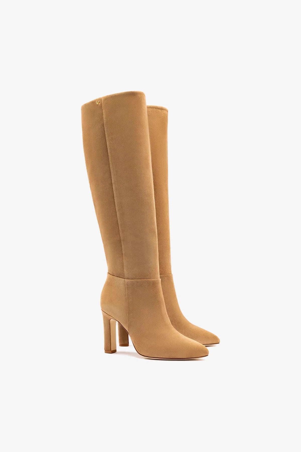Cindy Hi Boot In Peanut Suede - Image 2