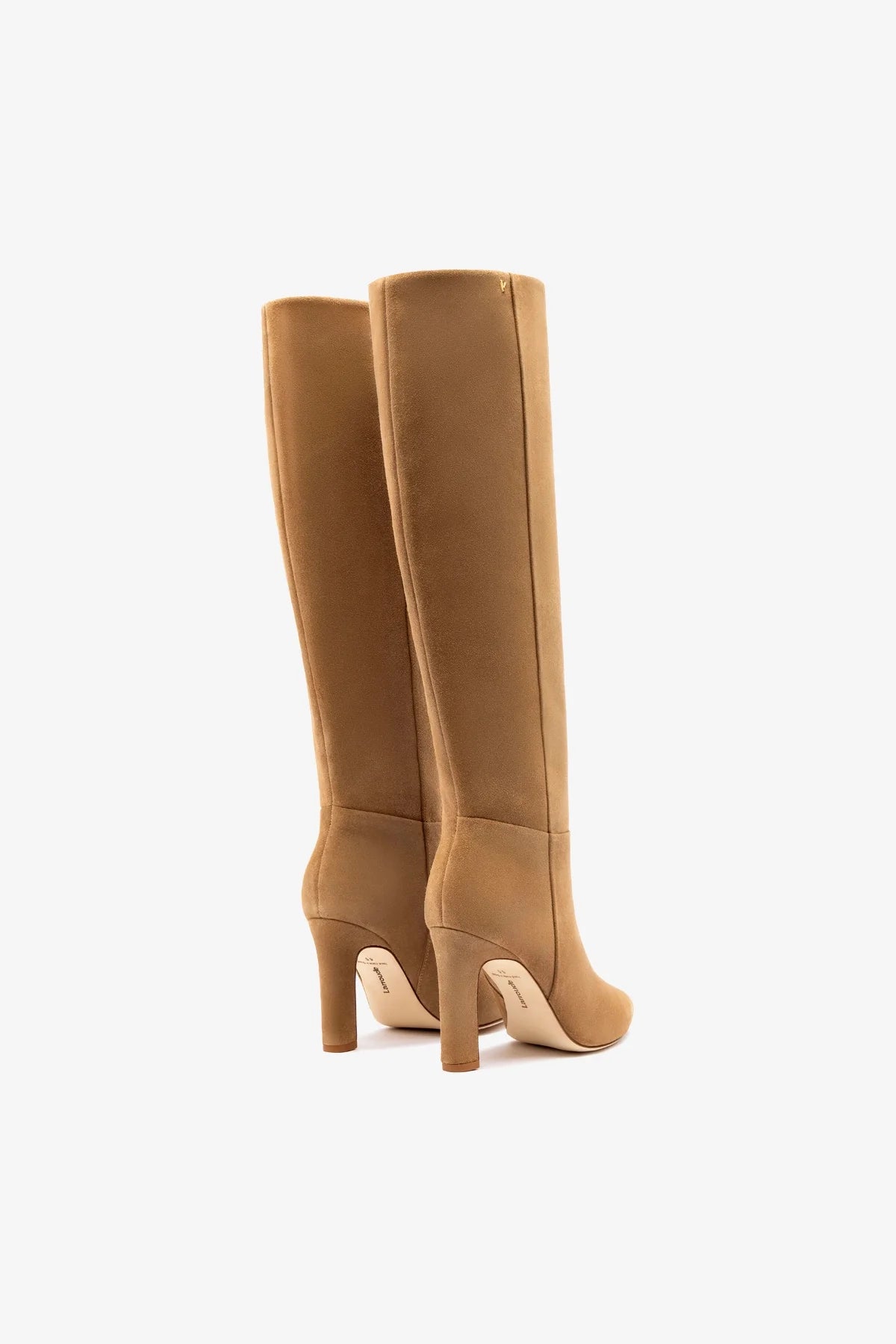 Cindy Hi Boot In Peanut Suede - Image 3