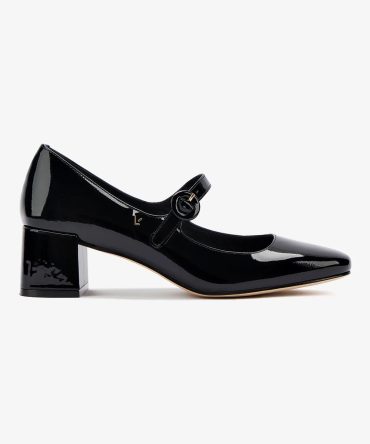 Blair Block Pump In Black Patent