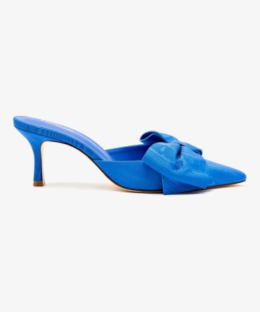 Mini Elle Pump In Azure Fabric