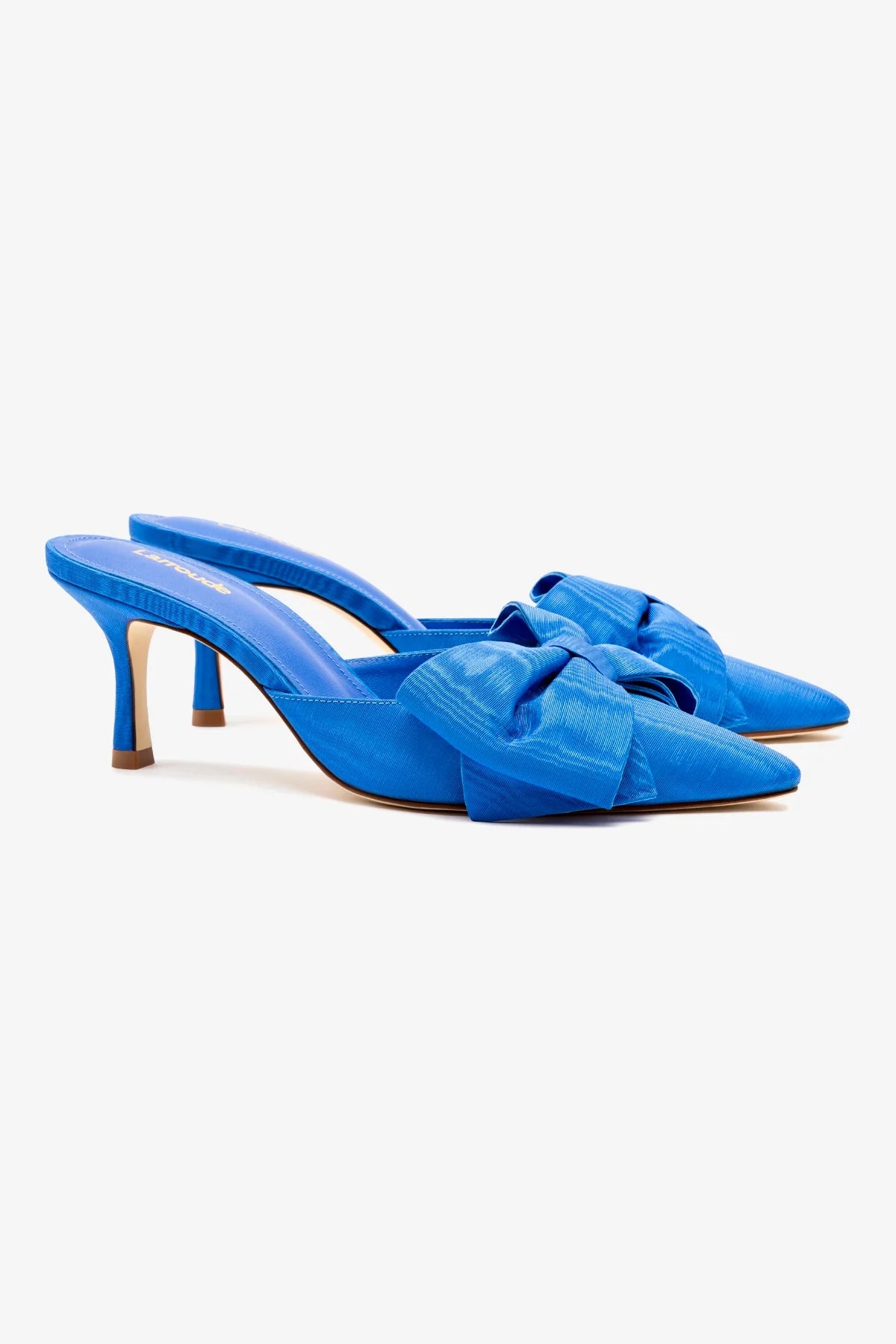 Mini Elle Pump In Azure Fabric - Image 2